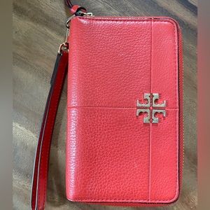 Tory Burch wallet poppy red/orange